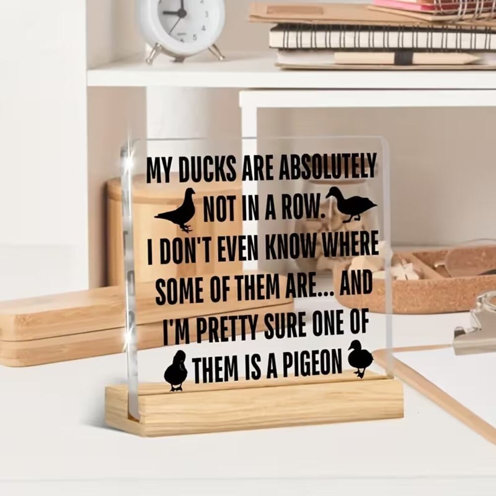 #6688 Hello Kitty & Friends Desk acryllic Funny Sign